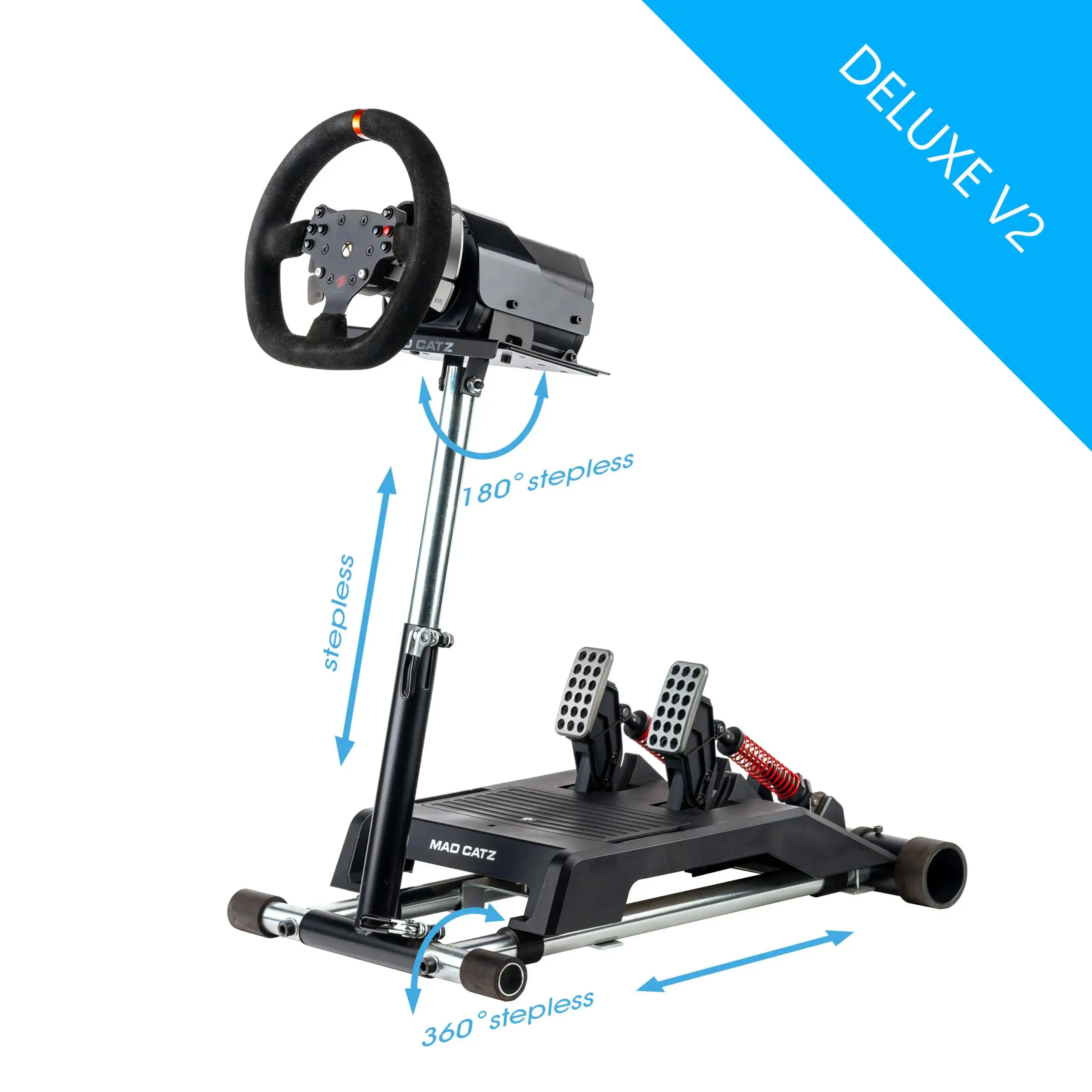Stojak do kierownicy Wheel Stand Pro Deluxe V2 MadCatz Pro Racing FFB Czarno-szary