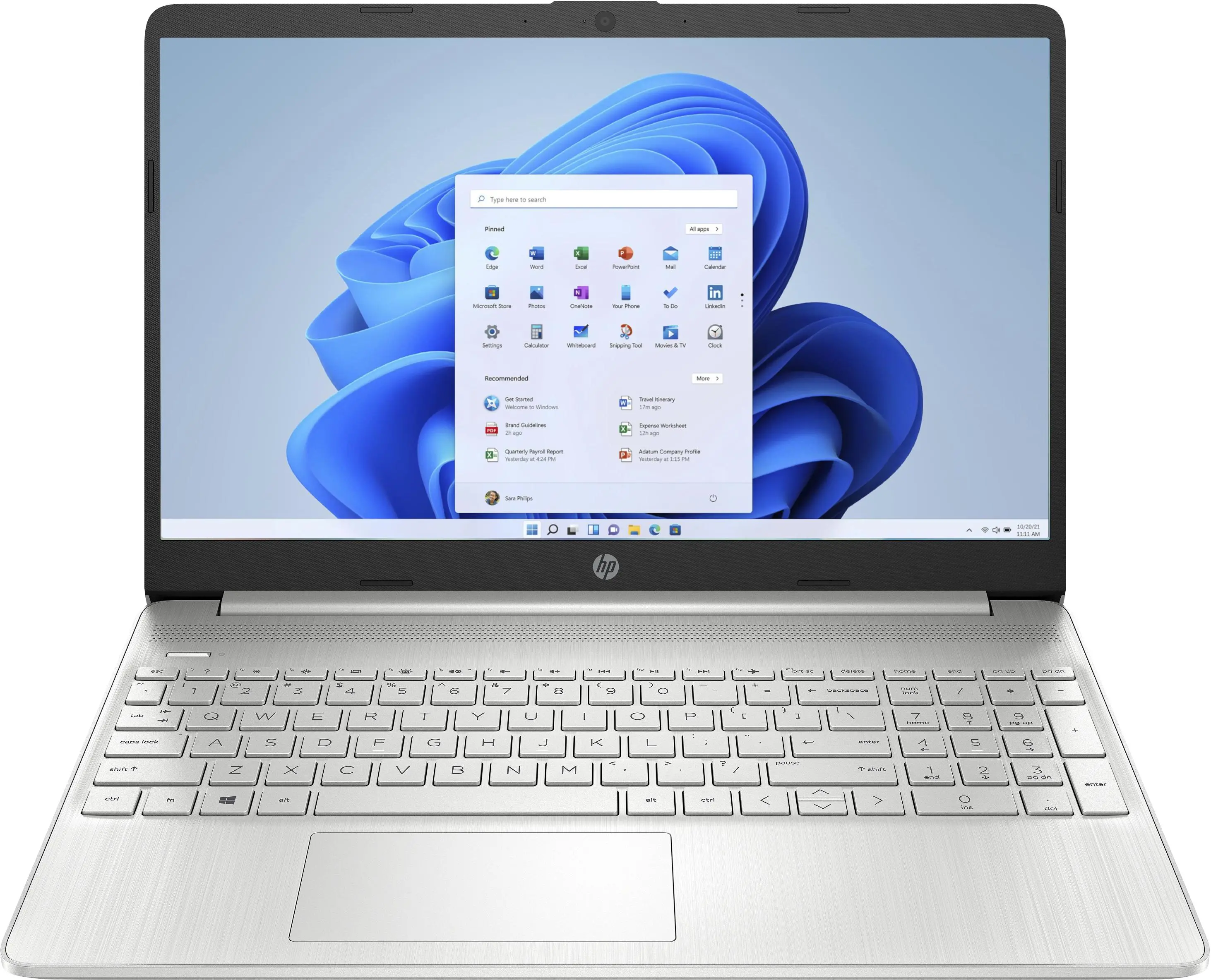 Laptop HP 15s-eq2202nw 15,6" R5 5500U 16GB RAM 512GB Dysk SSD Win11 Srebrny