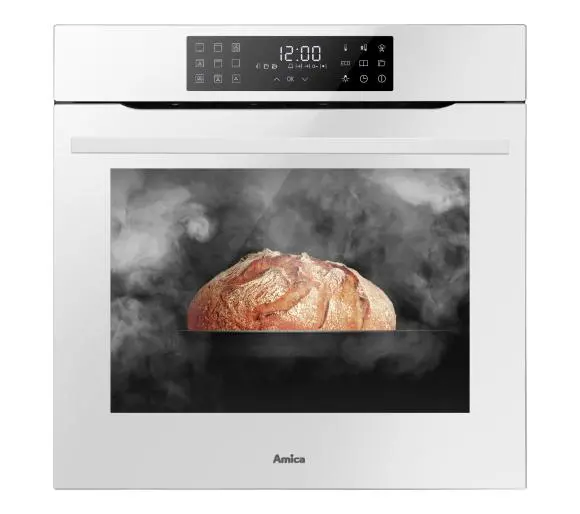 Електрична парова духова шафа Amica ED97699WA+ X-TYPE STEAM Termoobieg Біла