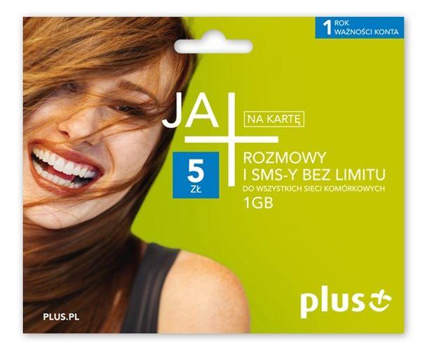 Plus JA+ 5 zł - rozmowy i sms-y