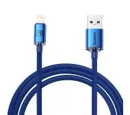 Baseus USB do Lightning Crystal 2,4A 2m Niebieski