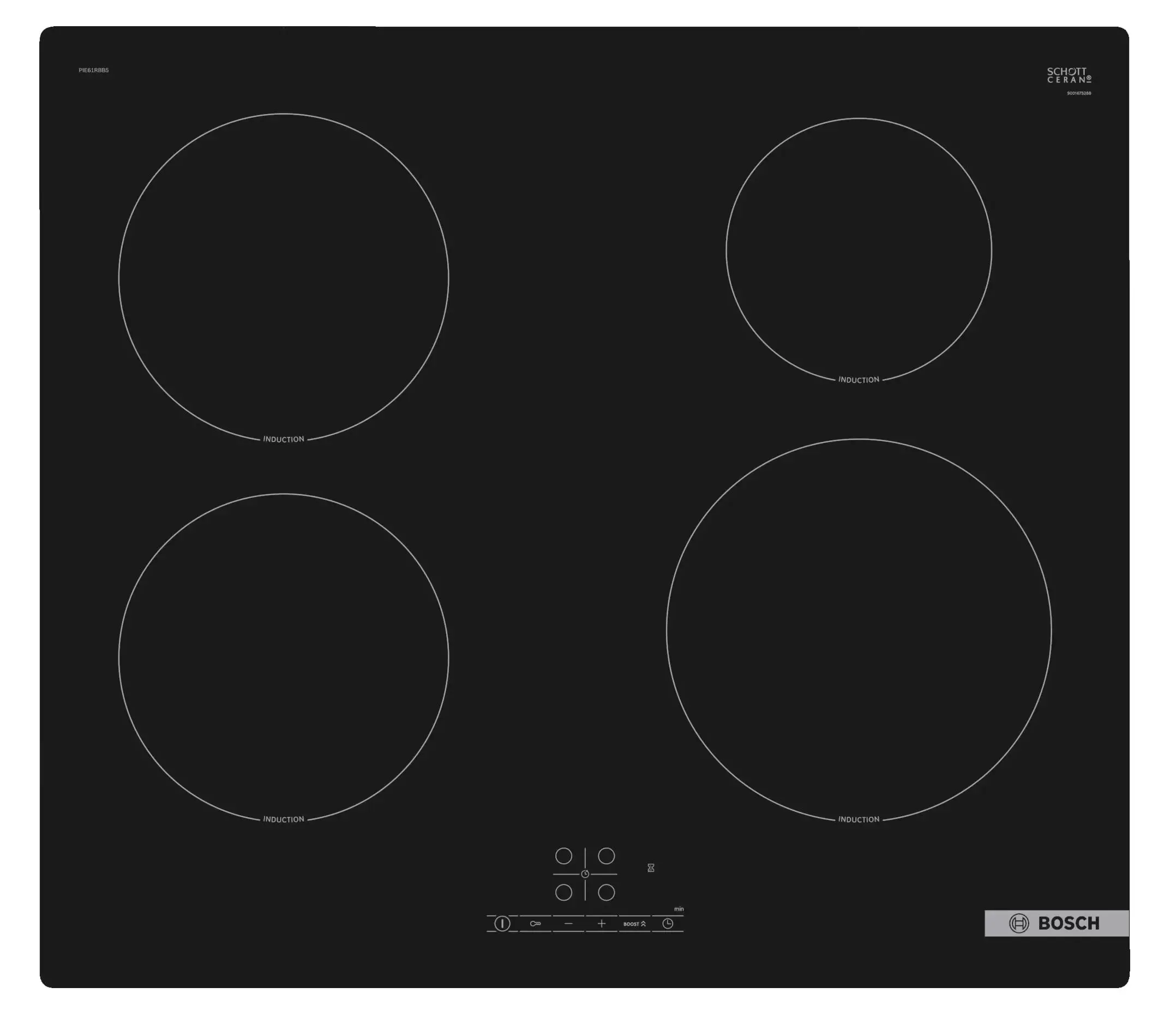 Płyta indukcyjna Bosch Serie 4 PIE61RBB5E 59,2cm