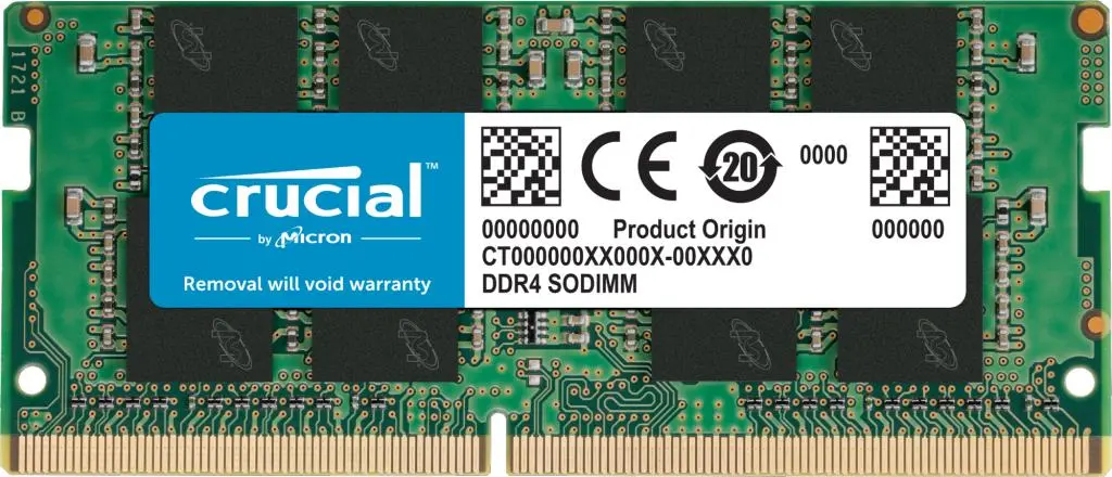 Pamięć Crucial DDR4 8GB 3200 CL22 SODIMM Zielony