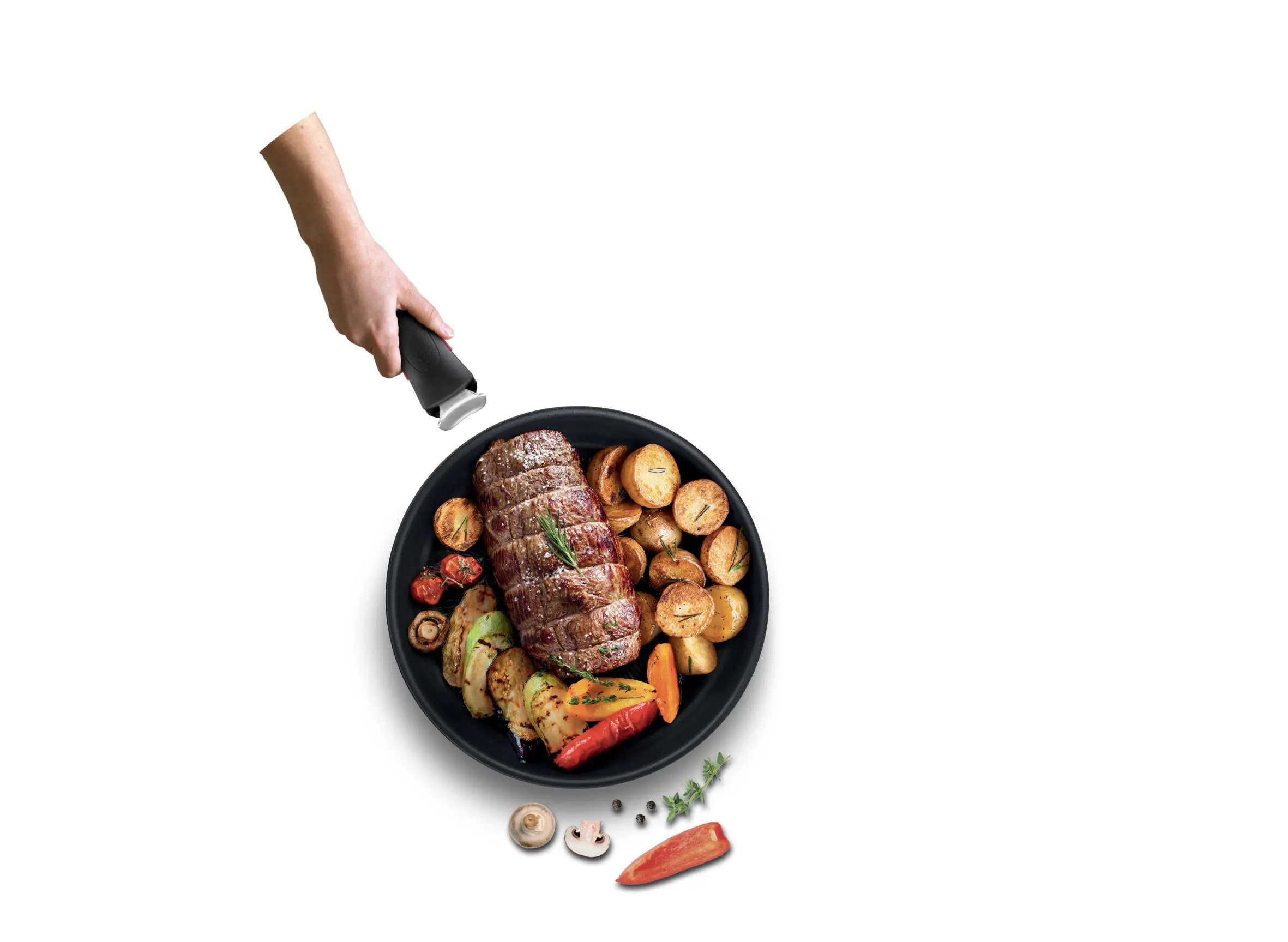 Zestaw patelni Tefal Ingenio Unlimited L7638942 Indukcja Tytanowa 24cm, 28cm
