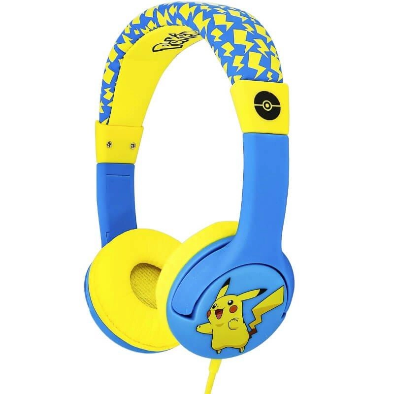 Słuchawki przewodowe OTL Technologies Pokemon Pikachu Nauszne Niebiesko-żółty