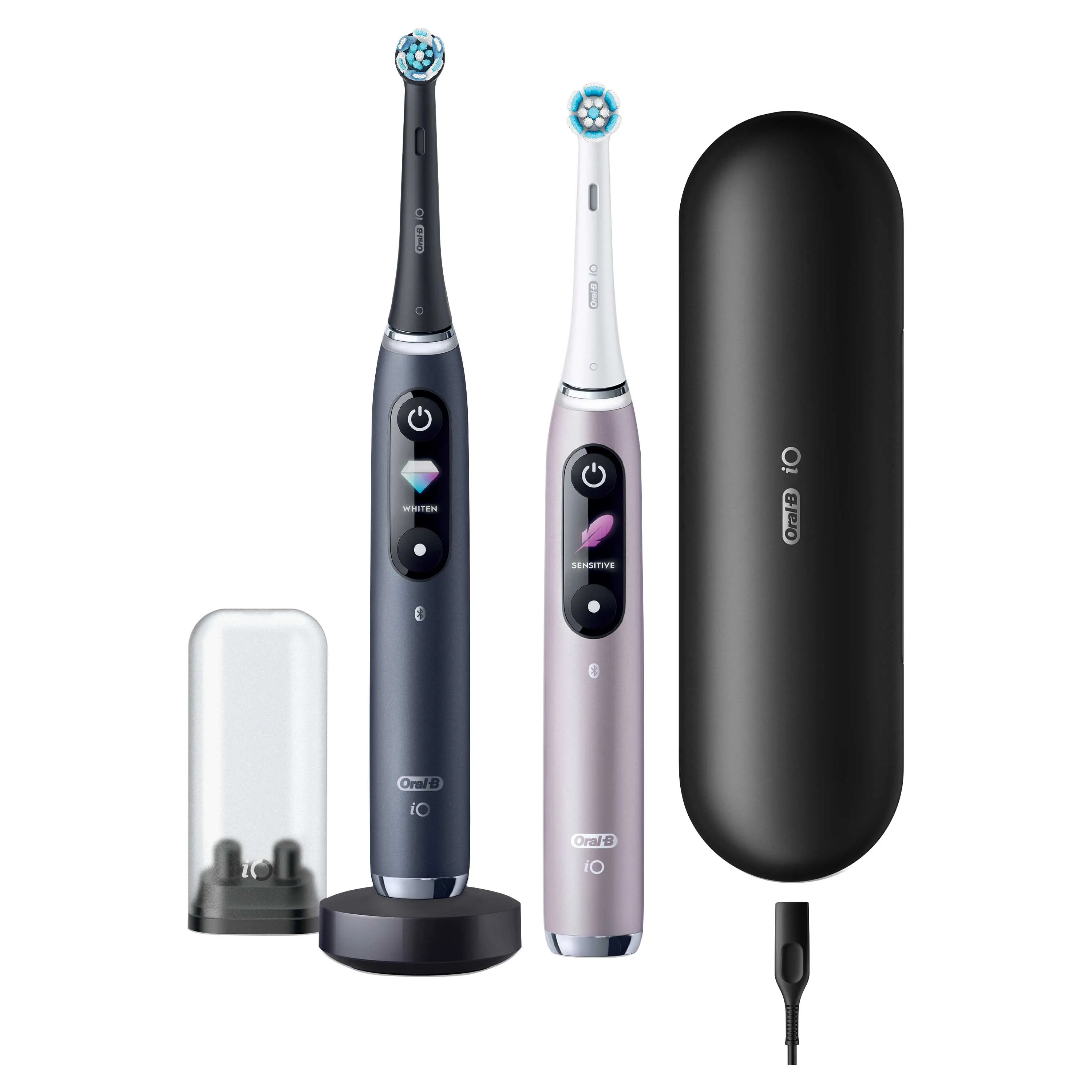 Zestaw szczoteczek magnetycznych Oral-B iO Series 9 Duo Black&Rose