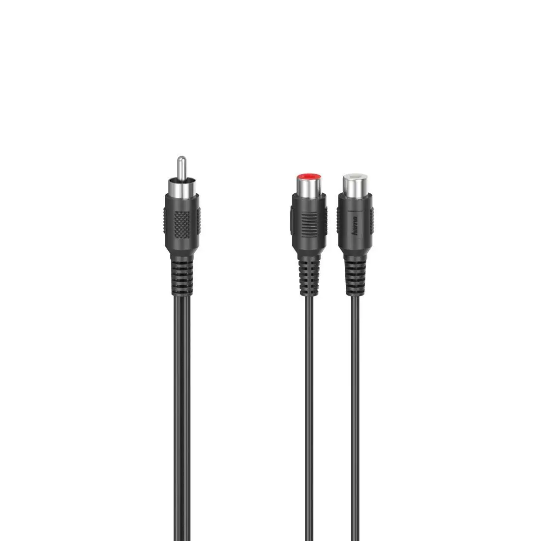Adapter Hama 00205183 wtyk 1x RCA - gniazdo 2x RCA