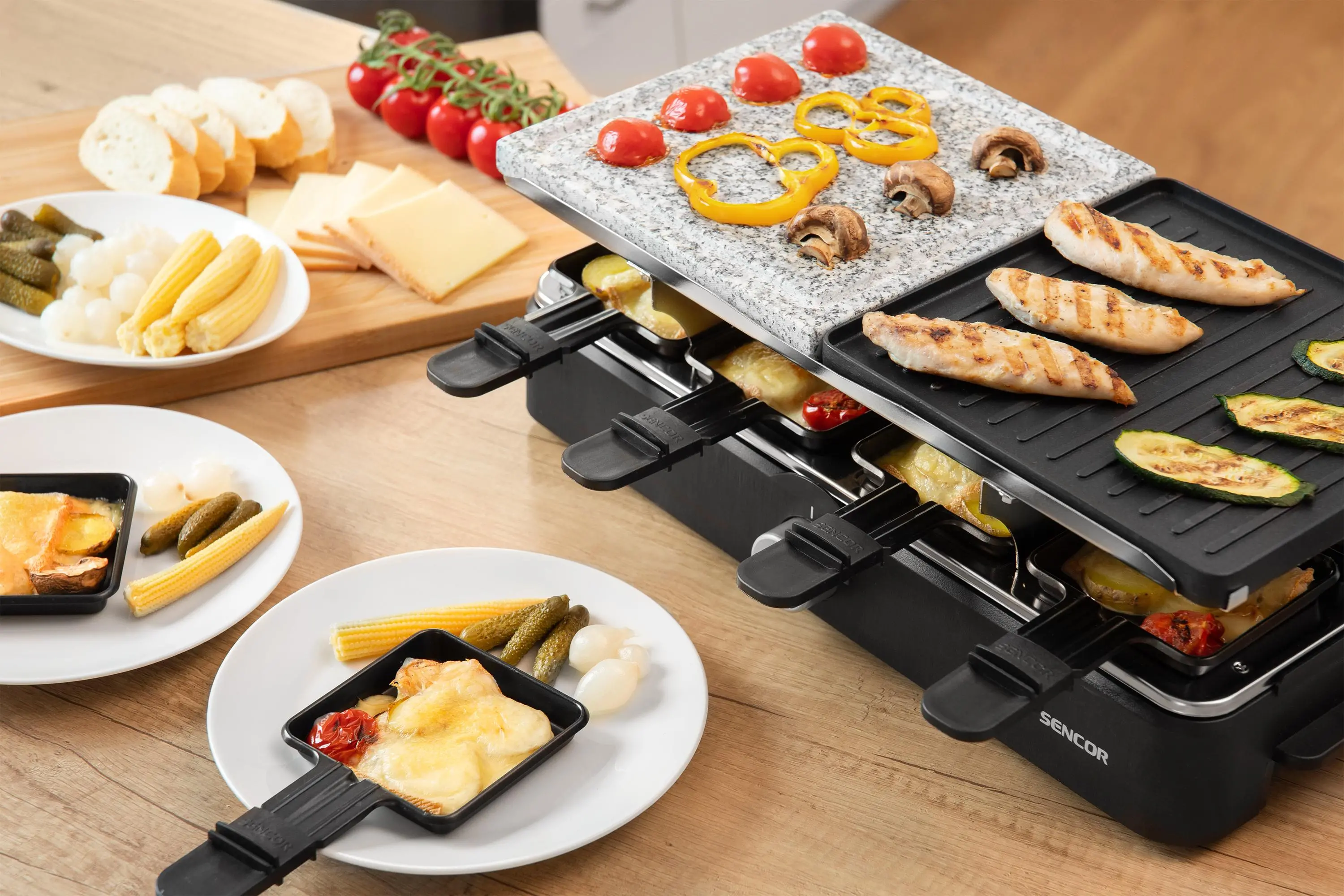Grill elektryczny Sencor Raclette SBG 0260BK 441cm2