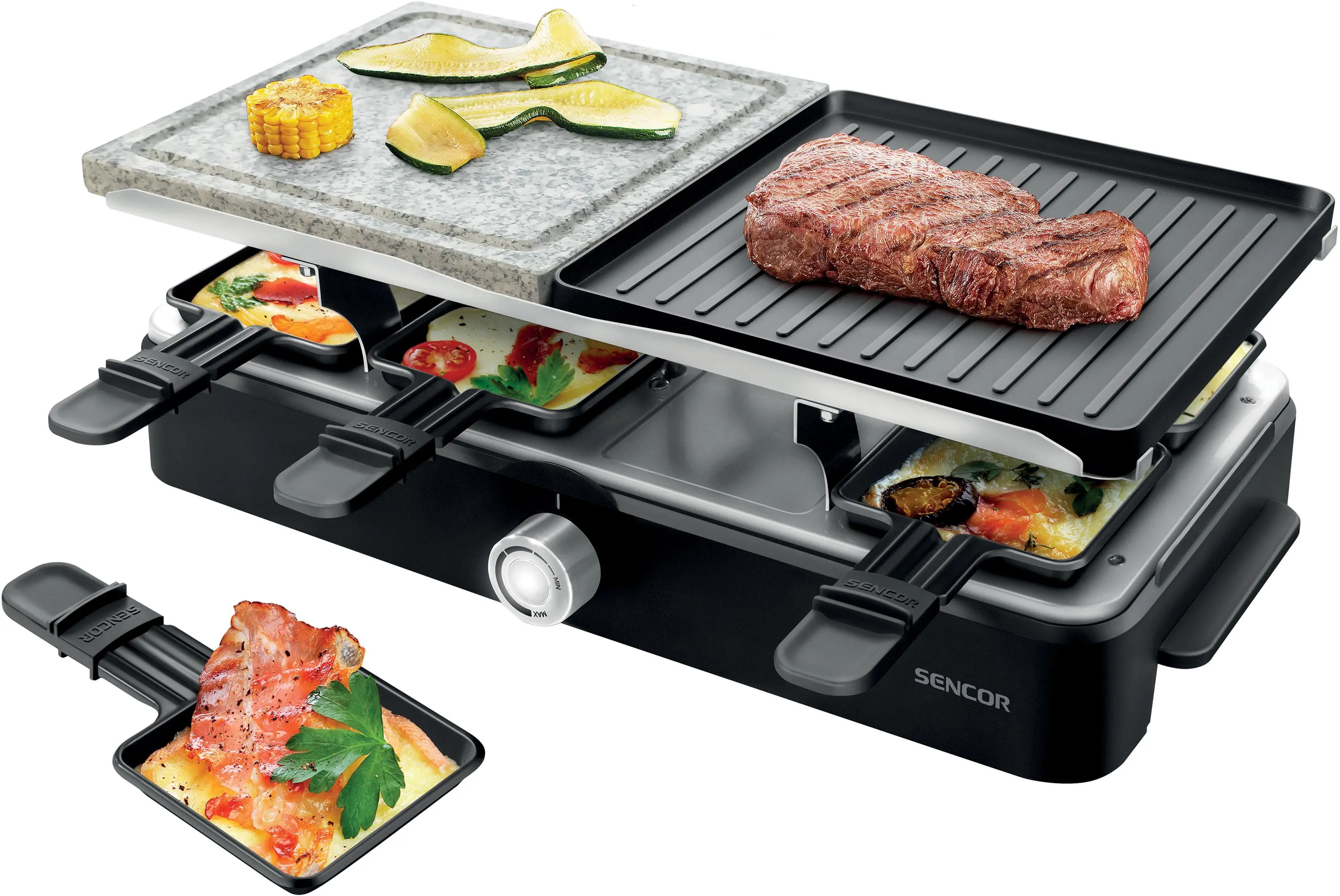 Grill elektryczny Sencor Raclette SBG 0260BK 441cm2
