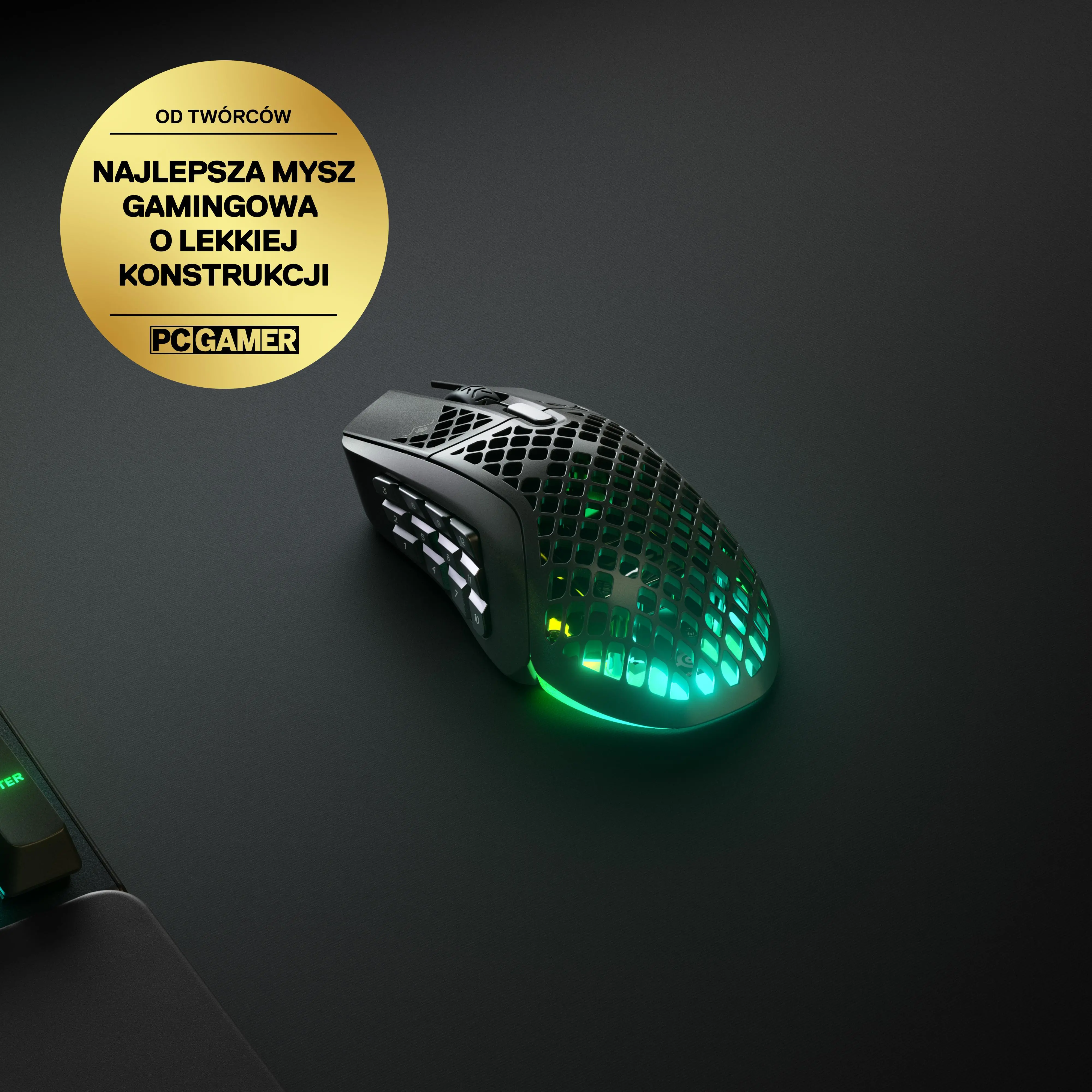 Myszka gamingowa SteelSeries Aerox 9 Wireless Czarny