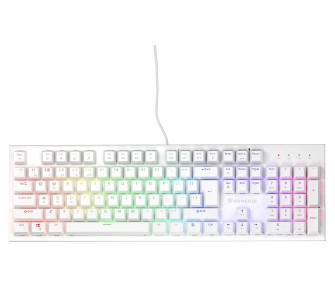 Klawiatura mechaniczna Genesis Thor 303 Outemu Brown  Biały