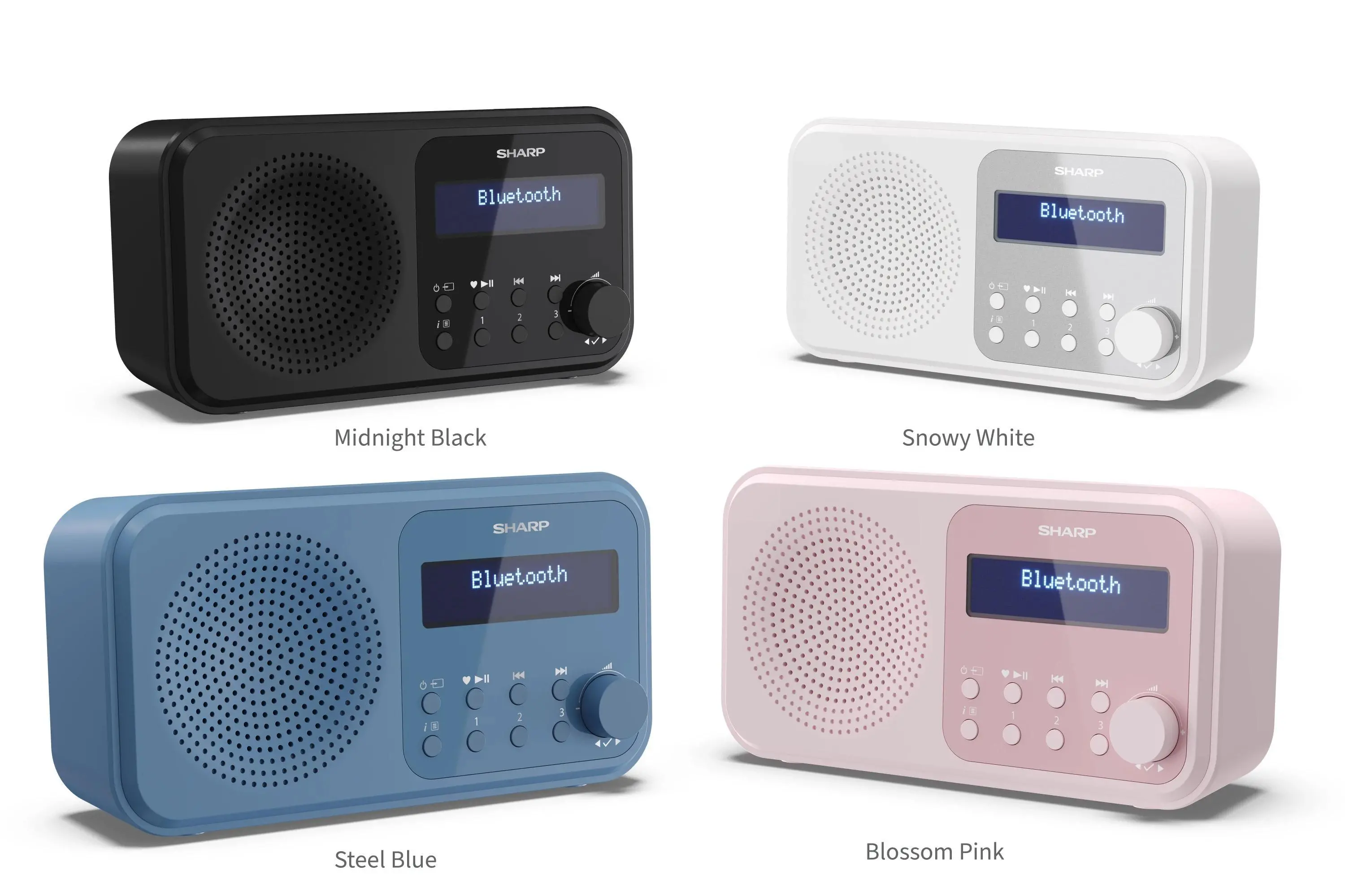 Radioodbiornik Sharp Tokyo DR-P420 Radio FM DAB+ Bluetooth Różowy