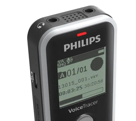 Dyktafon Philips DVT1250 Srebrny
