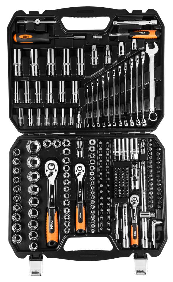 NEO Tools 08-671 1/2", 3/8", 1/4" 219 szt.