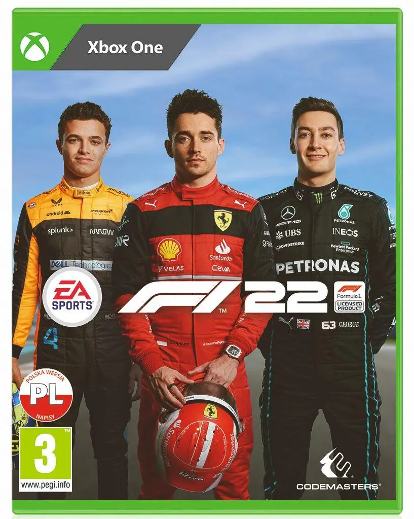 F1 22 Gra na Xbox One (Kompatybilna z Xbox Series X)