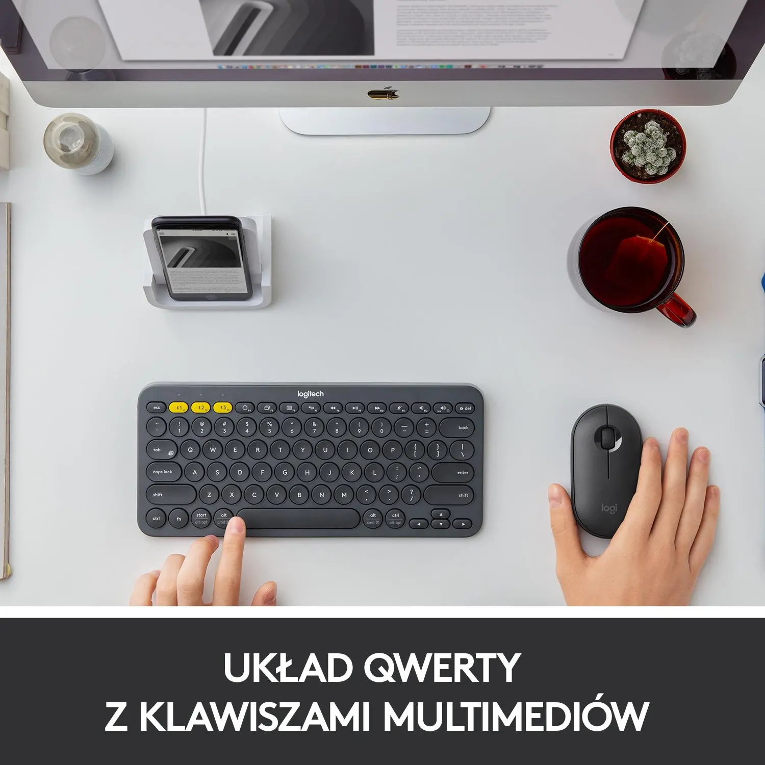 Klawiatura Logitech K380 Szary