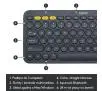 Klawiatura Logitech K380  Szary