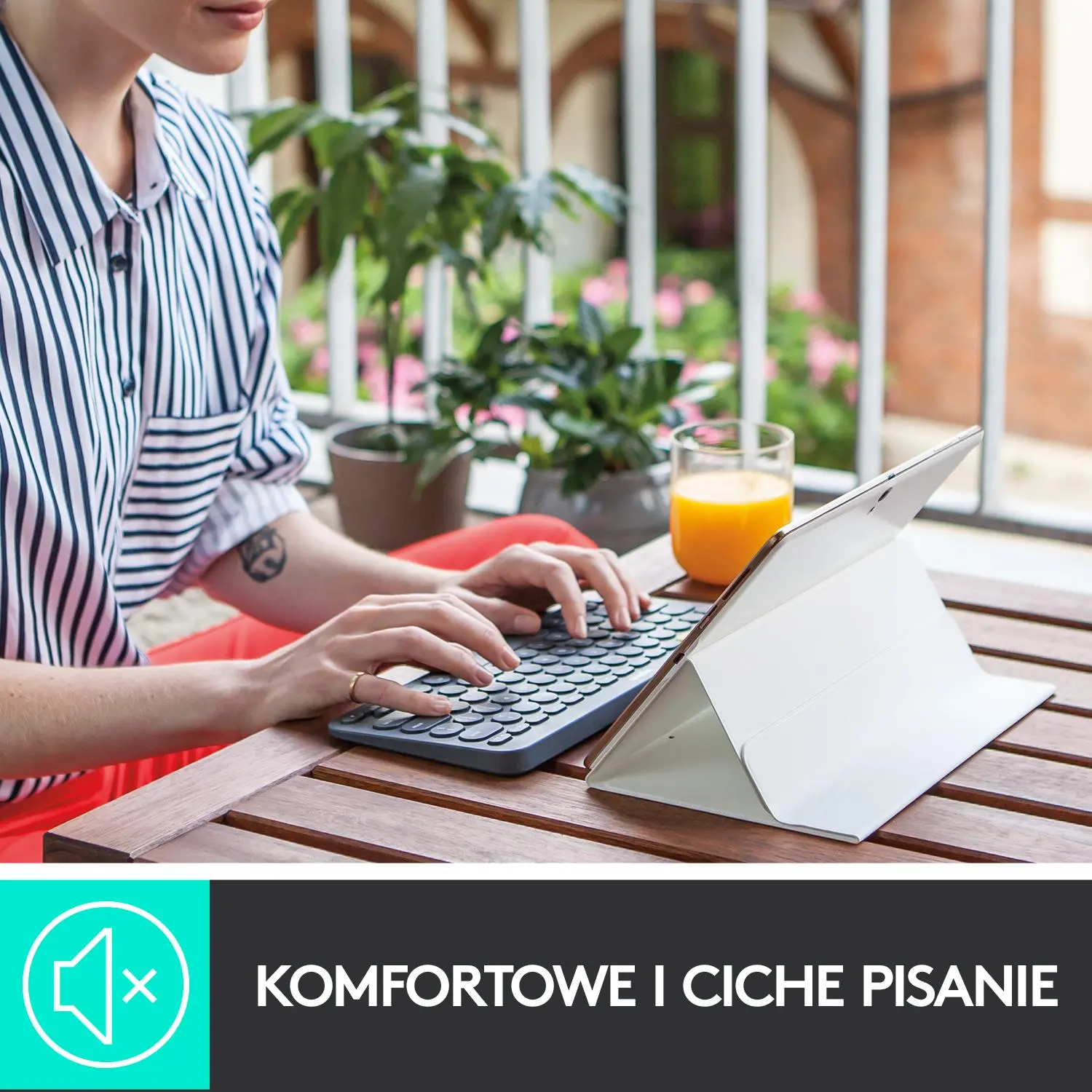 Klawiatura Logitech K380 Szary