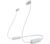 Słuchawki bezprzewodowe Sony WI-C100 Dokanałowe Bluetooth 5.0 Biały