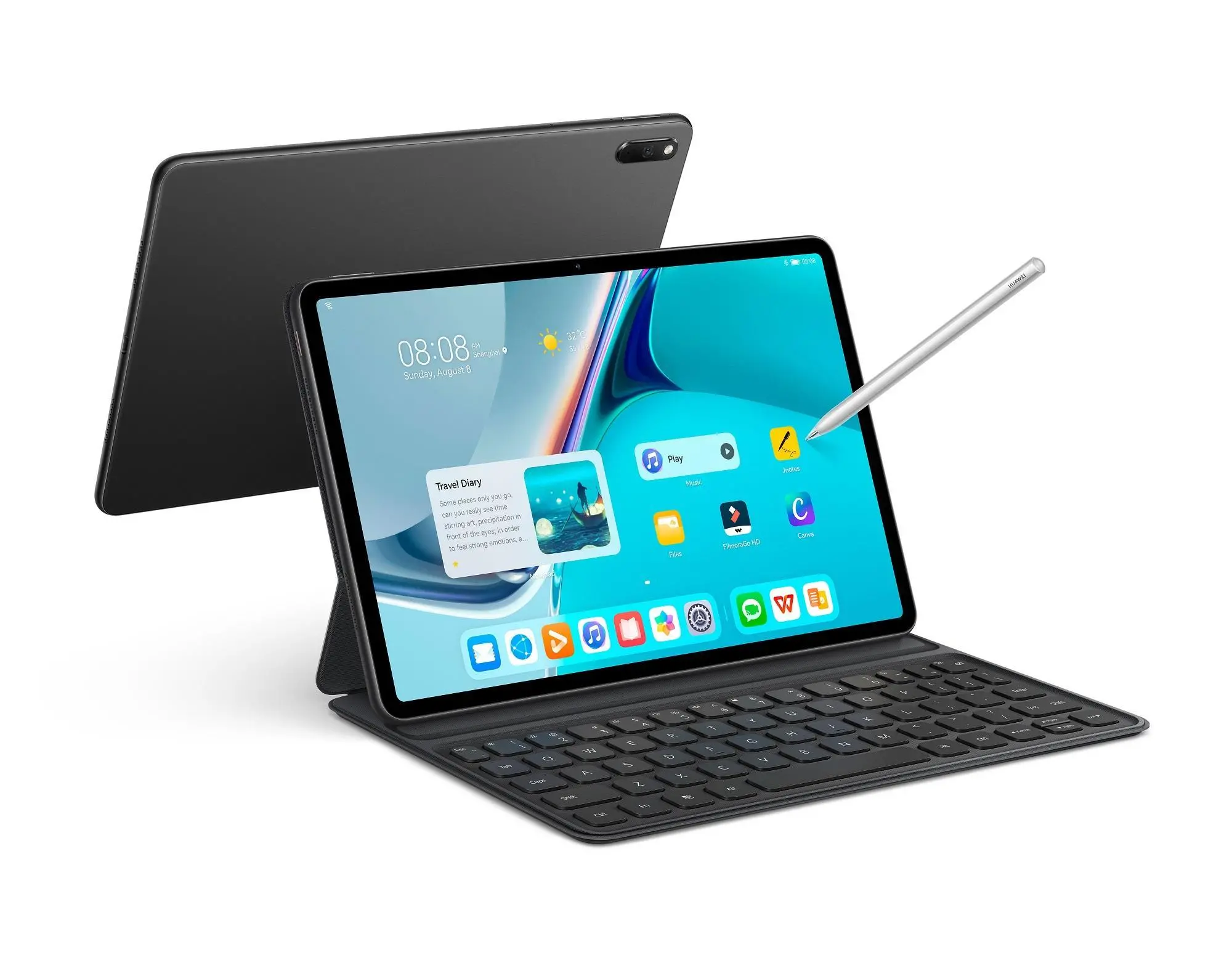 Tablet Huawei MatePad 11 10,95" 6/128GB Wi-Fi Szary + Rysik gen2 + Klawiatura