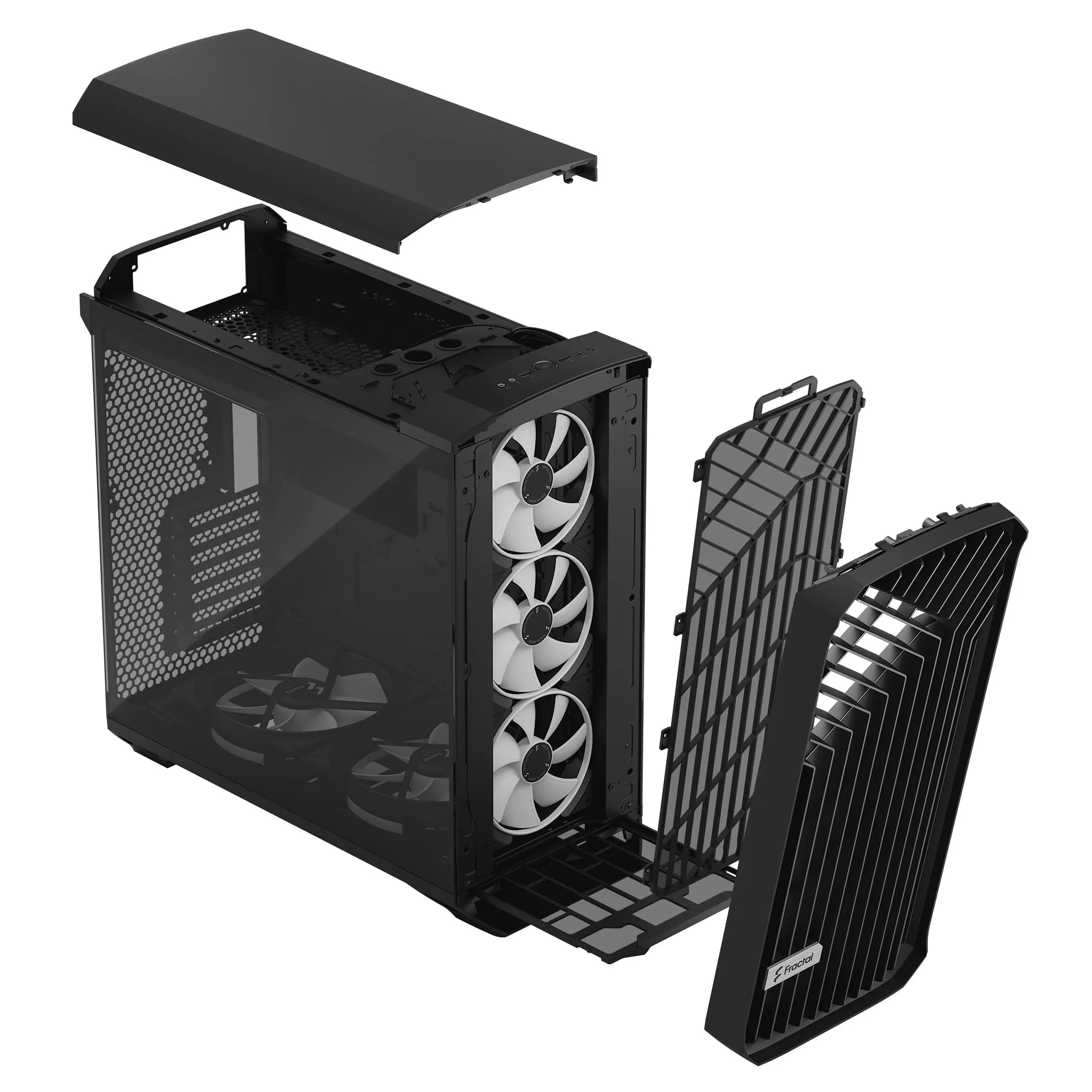 Obudowa Fractal Design Torrent RGB TG Light Tint RGB Czarny