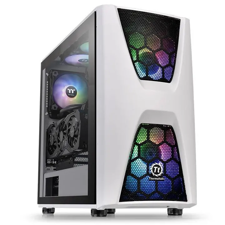 Obudowa Thermaltake Commander C34 TG Snow ARGB Biały