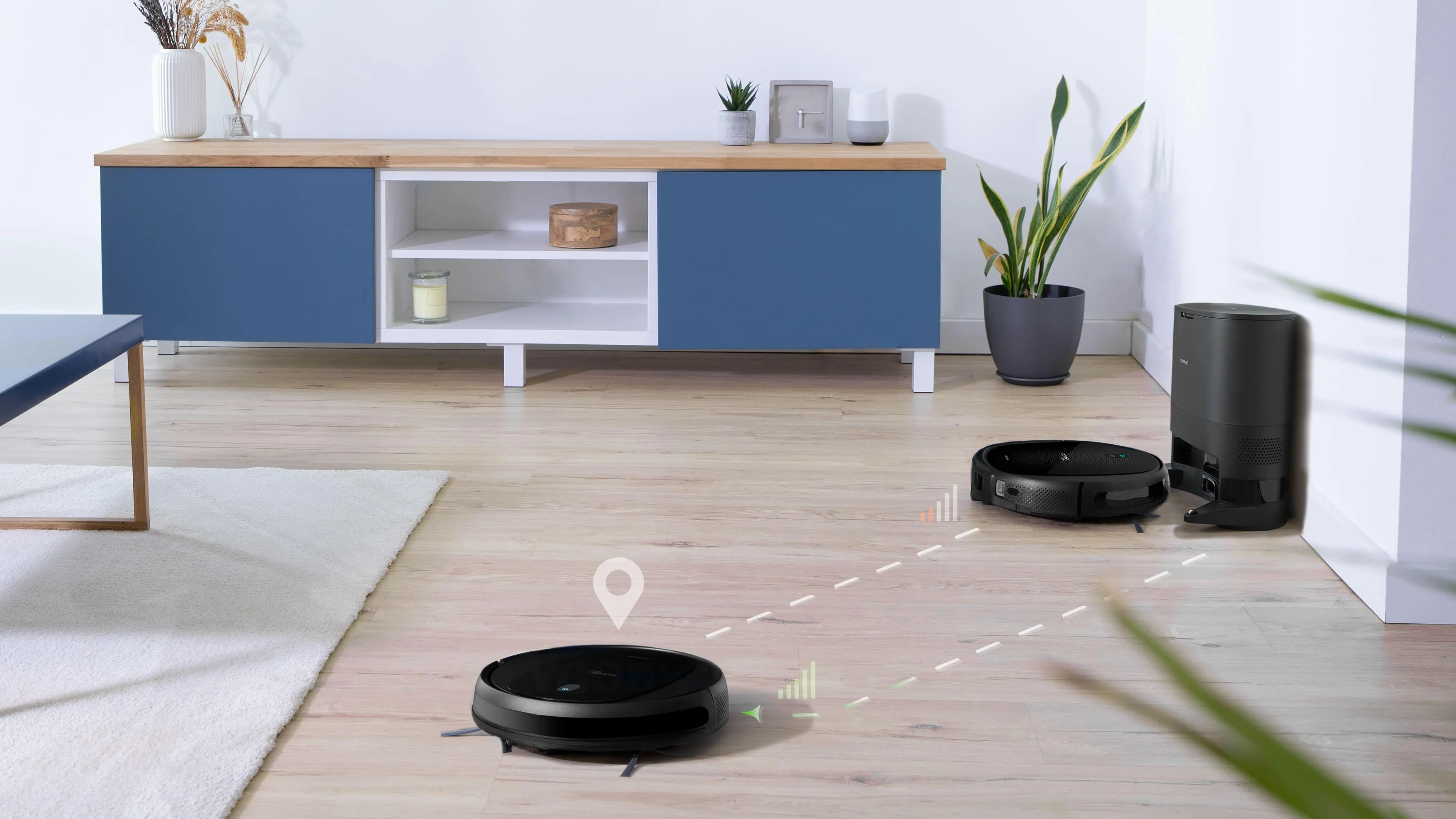 Robot sprzątający Cecotec Conga 2290 Ultra Home Funkcja mopowania Stacja oczyszczająca Tworzenie mapy pomieszczenia 64dB