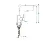 Bateria Alveus ZeosP 1136506 Biały Mosiądz