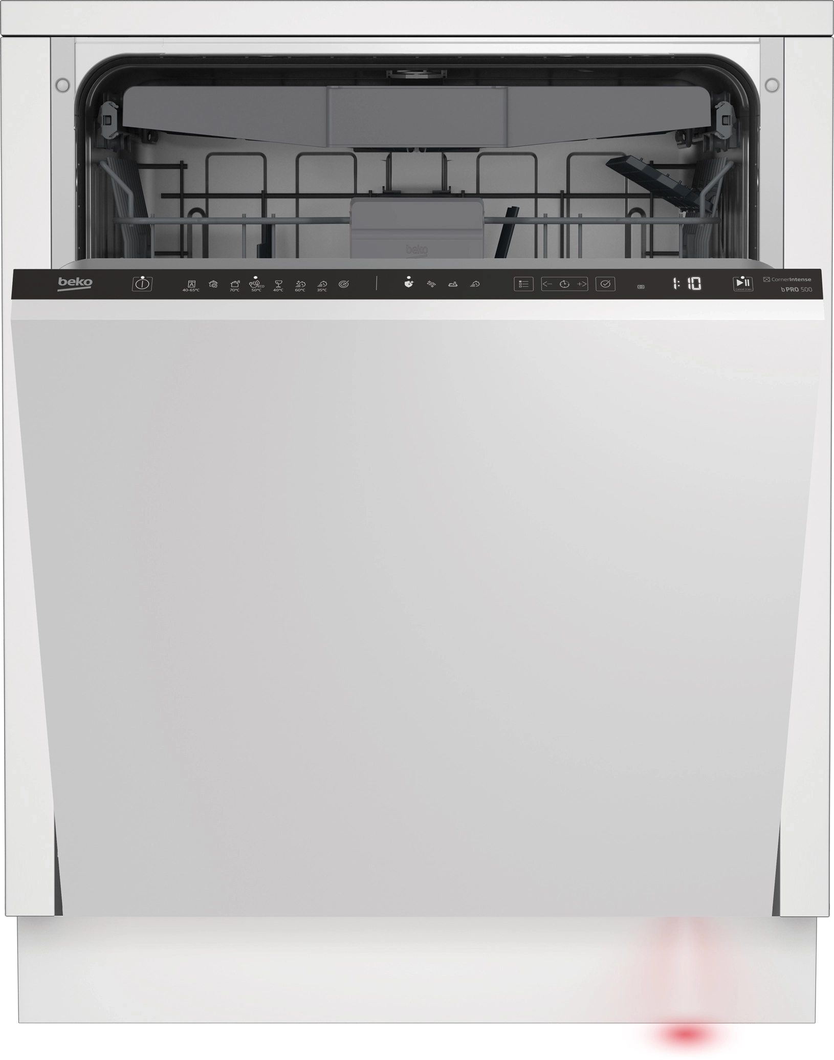Beko bPro500 BDIN38643C 59,8cm Automatyczne otwieranie drzwi Szuflada na sztućce