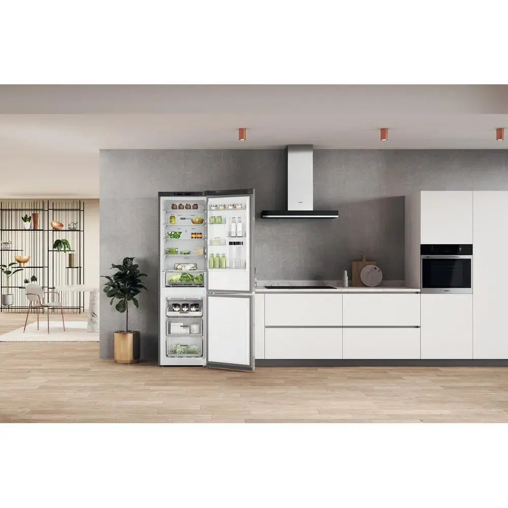 Lodówka Whirlpool W7X 93A OX 1 Pełny No Frost 202,7cm Szuflada z kontrolą wilgotności Inox