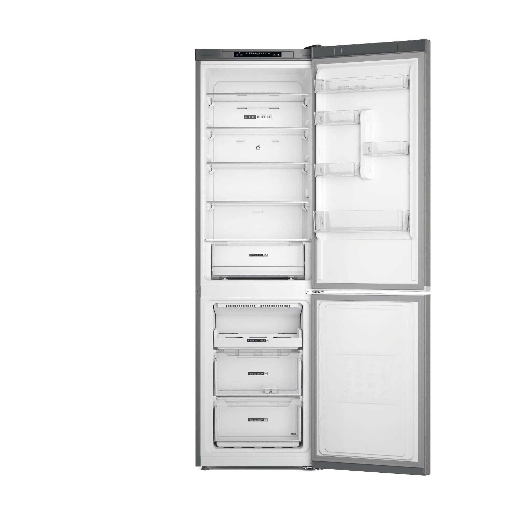 Lodówka Whirlpool W7X 93A OX 1 Pełny No Frost 202,7cm Szuflada z kontrolą wilgotności Inox