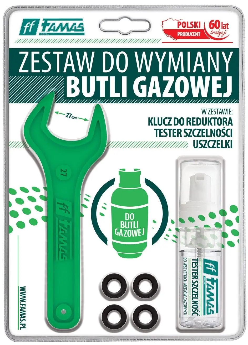 Zestaw do wymiany butli gazowej Famas FTS-Z