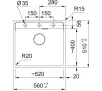 Zlewozmywak Franke Maris MRG 610-52 Granitowy Cappuccino