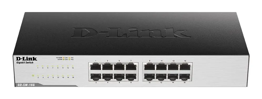 Switch D-Link GO-SW-16G Czarny