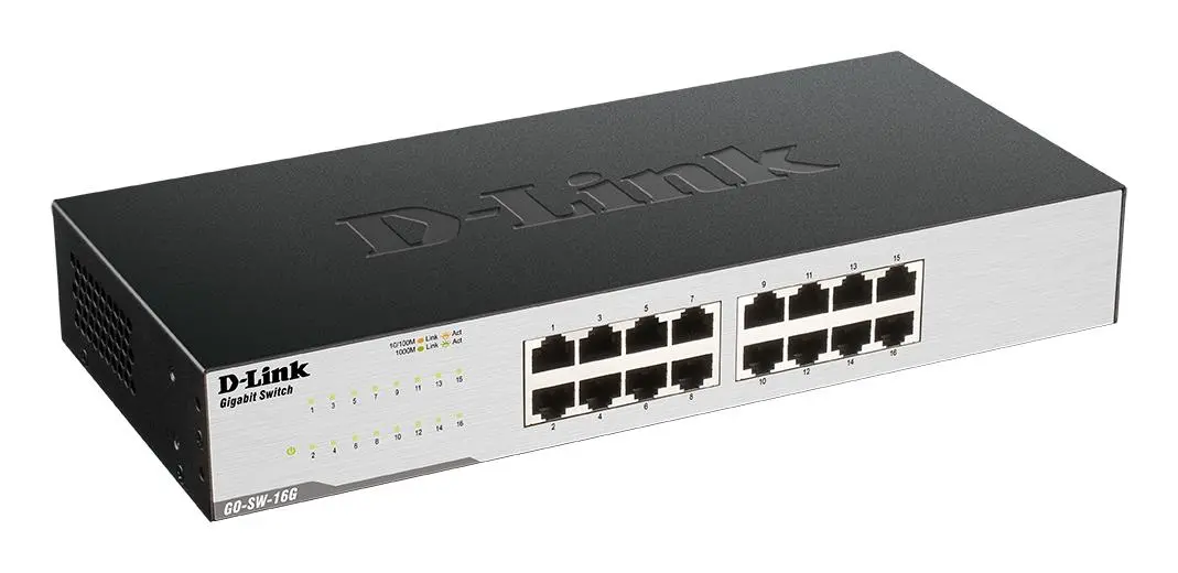 Switch D-Link GO-SW-16G Czarny