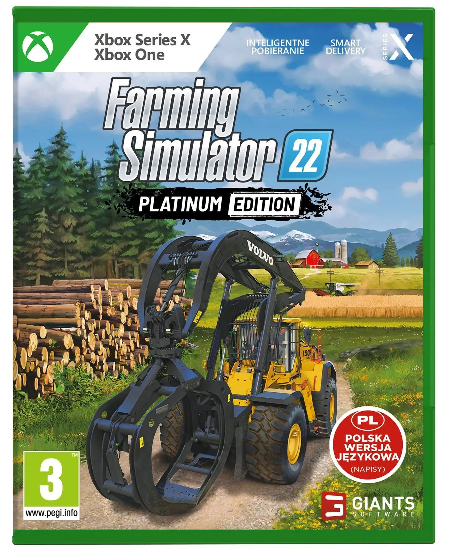 Farming Simulator 22 Edycja Platinum Gra na Xbox Series X / Xbox One