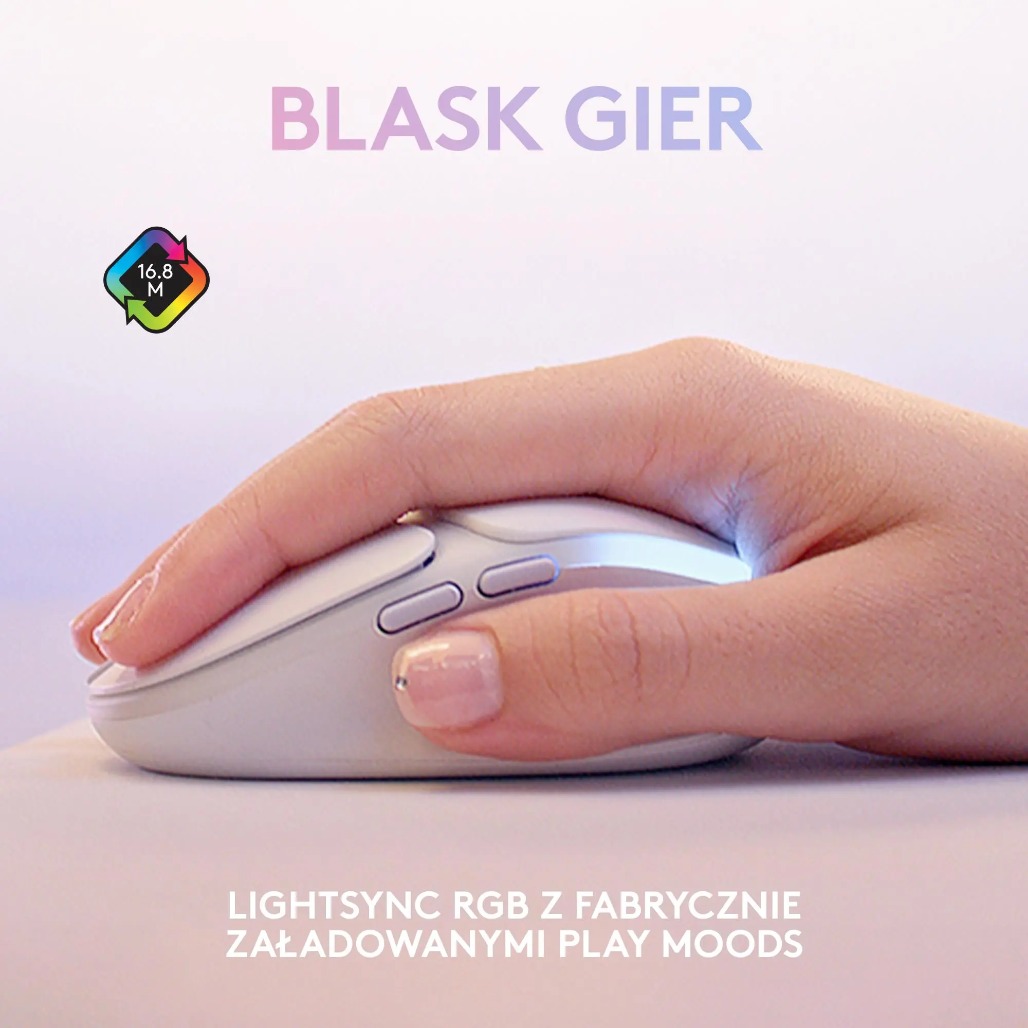 Myszka gamingowa Logitech G705 Biały