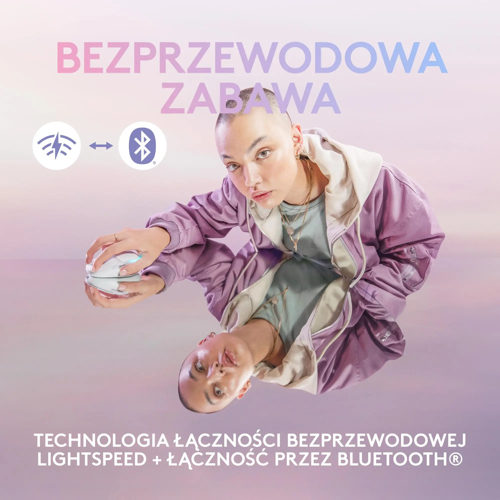 Myszka gamingowa Logitech G705 Biały