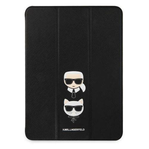Etui na tablet Karl Lagerfeld Saffiano Karl & Choupette Heads do iPad Pro 12.9 2021