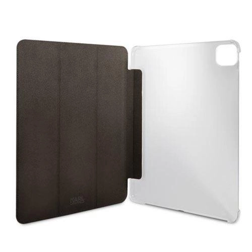 Etui na tablet Karl Lagerfeld Saffiano Karl & Choupette Heads do iPad Pro 12.9 2021