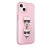 Etui Karl Lagerfeld KLHCP13SKCTUGLP do iPhone 13 mini Różowy