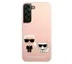 Etui Karl Lagerfeld Silicone Ikonik Karl & Choupette KLHCS22MSSKCI do Samsung Galaxy S22+