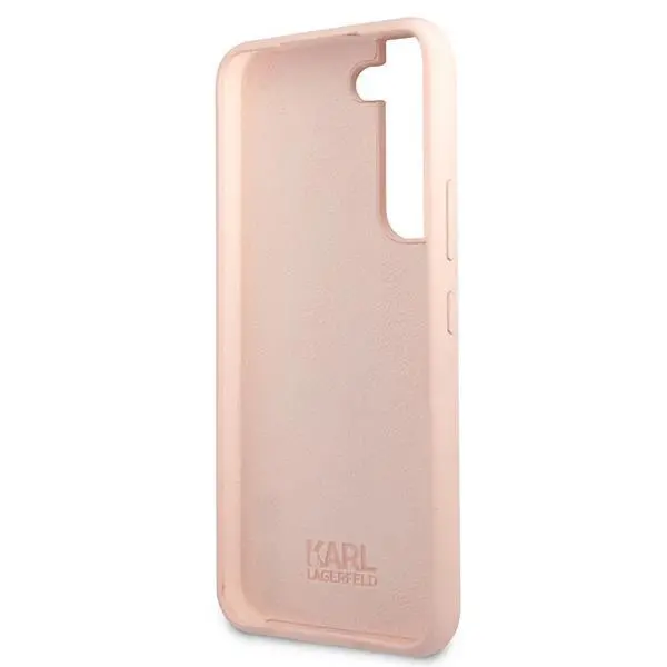 Etui Karl Lagerfeld Silicone Ikonik Karl & Choupette KLHCS22MSSKCI do Samsung Galaxy S22+