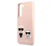 Etui Karl Lagerfeld Silicone Ikonik Karl & Choupette KLHCS22MSSKCI do Samsung Galaxy S22+