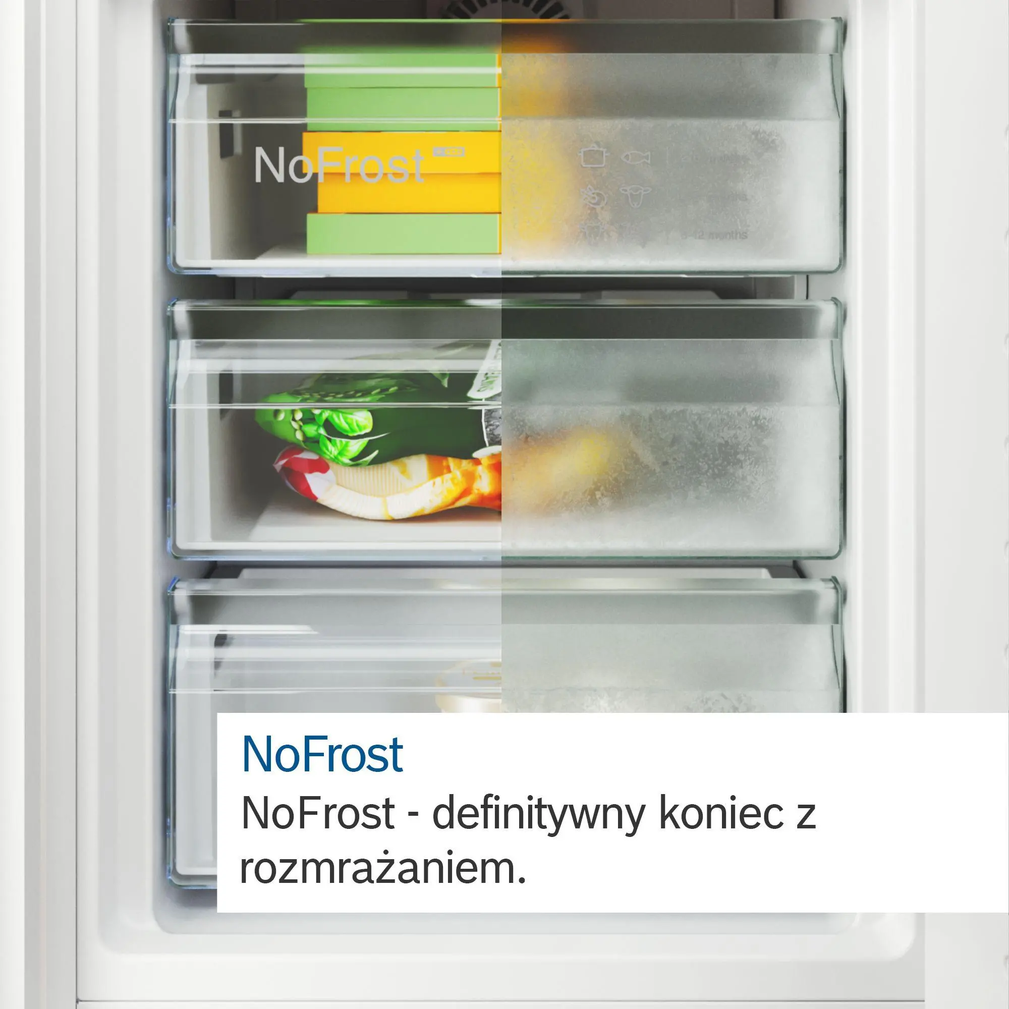 Lodówka Bosch Serie 4 KGN492LDF Pełny No Frost 203cm Szuflada z kontrolą wilgotności Srebrny