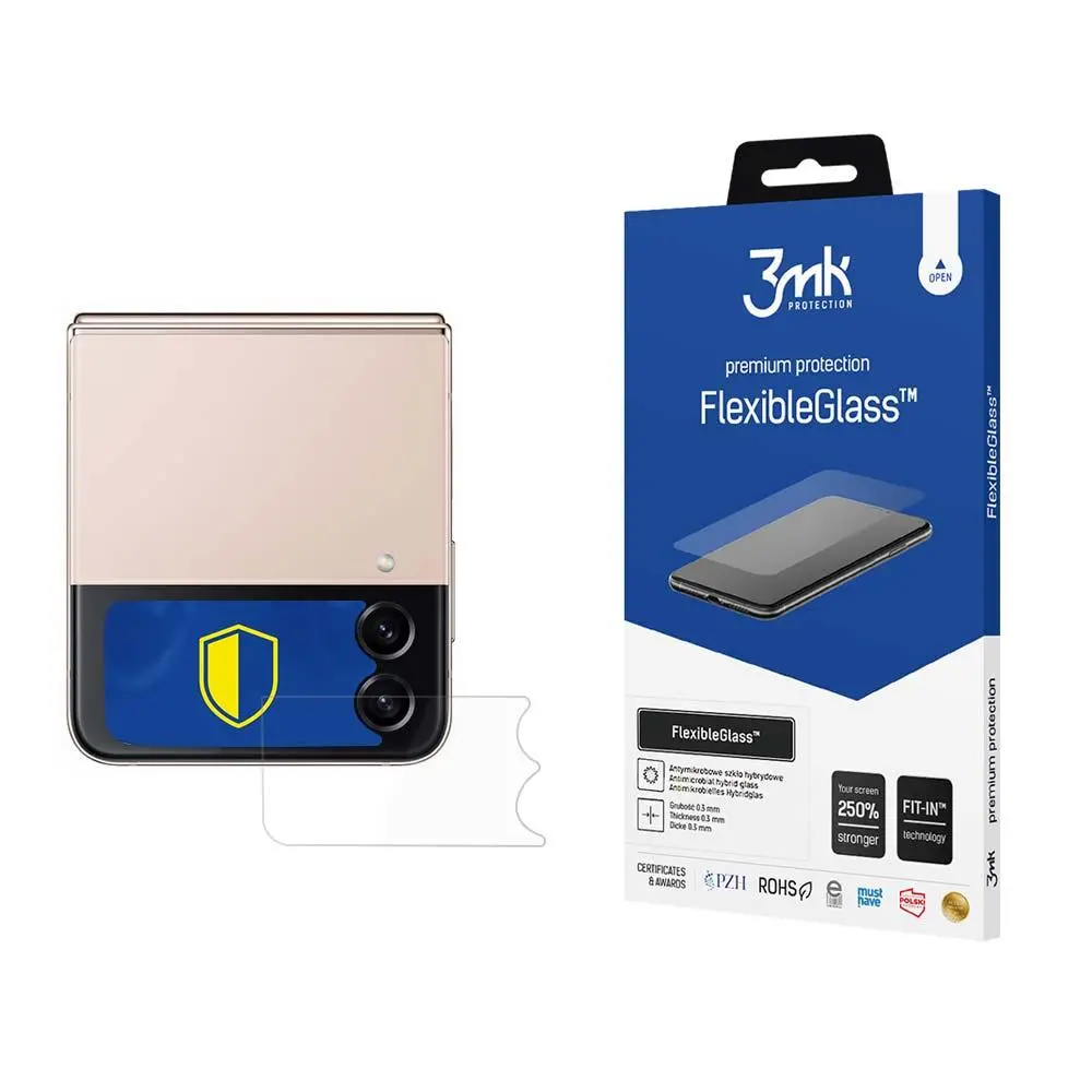 Szkło hybrydowe 3mk FlexibleGlass do Samsung Galaxy Z Flip4 Front