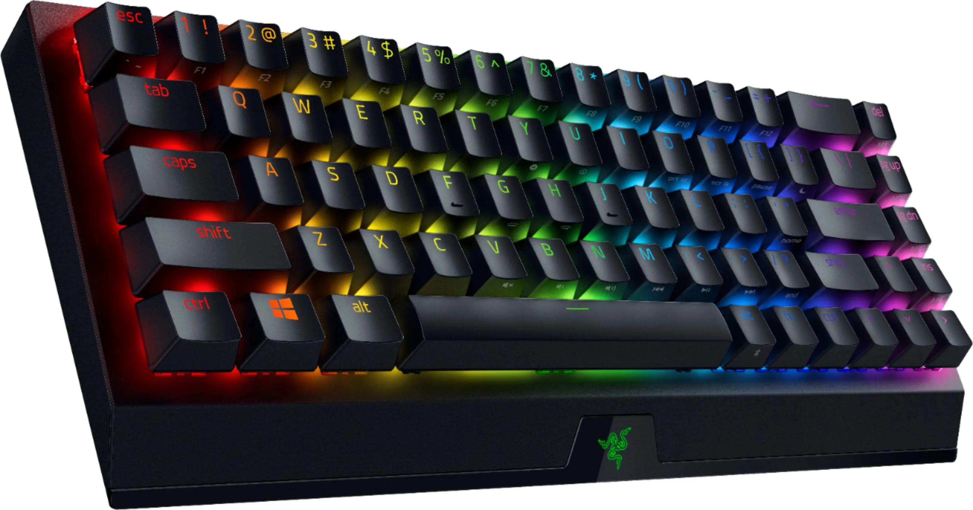 Klawiatura mechaniczna Razer BlackWidow V3 Mini HyperSpeed Green Switch Czarny