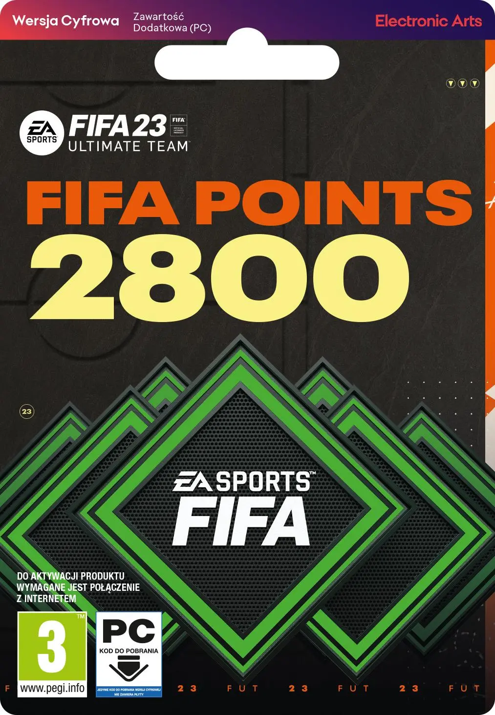 FIFA 23 2800 Punktów [kod aktywacyjny] PC