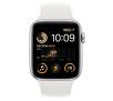 Smartwatch Apple Watch SE 2gen GPS  Cellular 44mm koperta z aluminium Srebrny pasek sportowy Biały