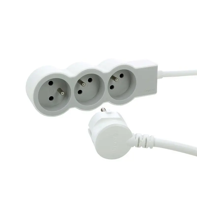 Przedłużacz Legrand 049488 3 gniazda 3m Biało-szary
